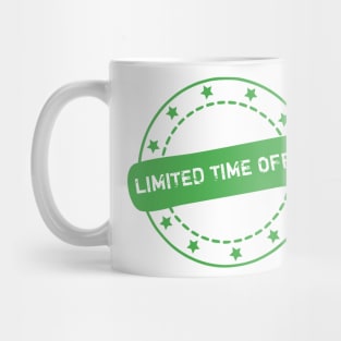 Limited Time Offer Stamp Icon Mug